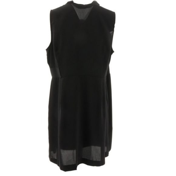 NWT G BY GIULIANA BLACK LABEL WRAP DRESS BLACK XXS - Picture 3 of 11